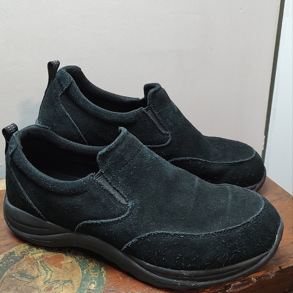L.L. Bean black suede slip on Men's Shoes Size 10.5 - Picture 10 of 16